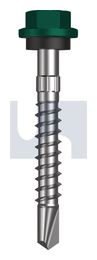 METAL SDS HEX HEAD + WASHER CL4 CG MET SEAL HX S:14-10X 50 thumbnail 2