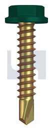 METAL SDS FLANGED HEX HEAD ZYP CG MET FLG HX:10-16X 25 thumbnail 2