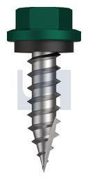 TYPE 17 HEX HEAD + WASHER CL4 CG T17 SEAL HX:14-10X 25 thumbnail 2
