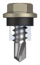 METAL SDS HEX HEAD + WASHER CL4 CO MET SEAL HX: 8-18X 12 thumbnail 2
