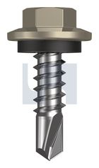 METAL SDS HEX HEAD + WASHER CL4 CO MET SEAL HX:12-14X 20 thumbnail 2