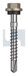 METAL SDS HEX HEAD + WASHER CL4 CO MET SEAL HX S:14-10X 50 thumbnail 2