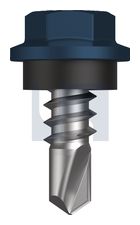 METAL SDS HEX HEAD + WASHER CL4 DO MET SEAL HX: 8-18X 12 thumbnail 2