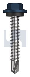 METAL SDS HEX HEAD + WASHER CL4 DO MET SEAL HX:12-14X 35 thumbnail 2