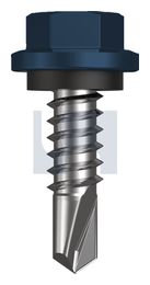 METAL SDS HEX HEAD + WASHER CL4 DO MET SEAL HX:14-14X 22 thumbnail 2