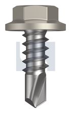 METAL SDS FLANGED HEX HEAD CL4 DU MET FLG HX: 8-18X 12 thumbnail 2