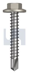 METAL SDS FLANGED HEX HEAD CL4 DU MET FLG HX:12-14X 35 thumbnail 2