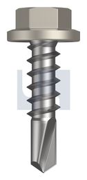 METAL SDS FLANGED HEX HEAD CL4 DU MET FLG HX:14-10X 25 thumbnail 2