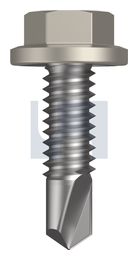 METAL SDS FLANGED HEX HEAD CL4 DU MET FLG HX:14-20X 22 thumbnail 2