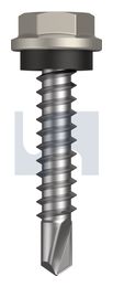 METAL SDS HEX HEAD + WASHER CL4 DU MET SEAL HX:10-16X 25 thumbnail 2