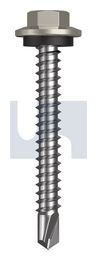 METAL SDS HEX HEAD + WASHER CL4 DU MET SEAL HX:12-14X 45 thumbnail 2