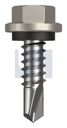 METAL SDS HEX HEAD + WASHER CL4 DU MET SEAL HX:14-14X 22 thumbnail 2