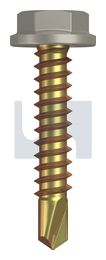 METAL SDS FLANGED HEX HEAD ZYP DU MET FLG HX:10-16X 25 thumbnail 2