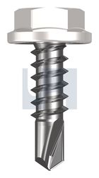 METAL SDS FLANGED HEX HEAD CL4 DW MET FLG HX:10-16X 16 thumbnail 2