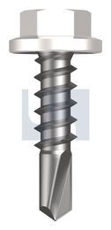METAL SDS FLANGED HEX HEAD CL4 DW MET FLG HX:14-10X 25 thumbnail 2
