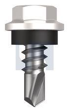 METAL SDS HEX HEAD + WASHER CL4 DW MET SEAL HX: 8-18X 12 thumbnail 2
