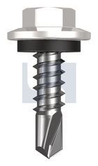 METAL SDS HEX HEAD + WASHER CL4 DW MET SEAL HX:12-14X 20 thumbnail 2