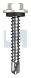 METAL SDS HEX HEAD + WASHER CL4 DW MET SEAL HX:12-14X 35 thumbnail 2