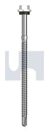 METAL SDS HEX HEAD + WASHER CL4 DW MET SEAL HX S:14-14X115 thumbnail 2