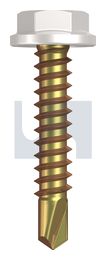 METAL SDS FLANGED HEX HEAD ZYP DW MET FLG HX:10-16X 25 thumbnail 2