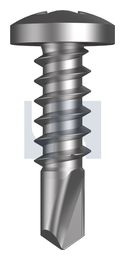 METAL SDS PAN HEAD ZYP DW MET PAN PH: 6-20X 12 thumbnail 2