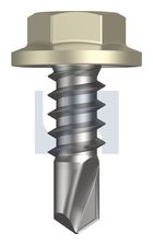 METAL SDS FLANGED HEX HEAD CL4 EH MET FLG HX: 8-18X 12 thumbnail 2