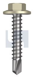 METAL SDS FLANGED HEX HEAD CL4 EH MET FLG HX:12-14X 30 thumbnail 2