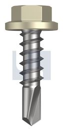 METAL SDS FLANGED HEX HEAD CL4 EH MET FLG HX:14-10X 25 thumbnail 2
