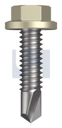 METAL SDS FLANGED HEX HEAD CL4 EH MET FLG HX:14-20X 25 thumbnail 2