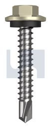 METAL SDS HEX HEAD + WASHER CL4 EH MET SEAL HX:12-14X 35 thumbnail 2