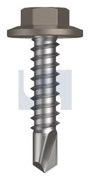 METAL SDS FLANGED HEX HEAD CL4 GU MET FLG HX:12-14X 25 thumbnail 2