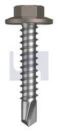 METAL SDS FLANGED HEX HEAD CL4 GU MET FLG HX:12-14X 30 thumbnail 2
