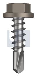 METAL SDS FLANGED HEX HEAD CL4 GU MET FLG HX:14-10X 25 thumbnail 2