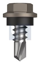 METAL SDS HEX HEAD + WASHER CL4 GU MET SEAL HX: 8-18X 12 thumbnail 2
