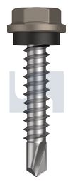 METAL SDS HEX HEAD + WASHER CL4 GU MET SEAL HX:10-16X 25 thumbnail 2