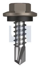 METAL SDS HEX HEAD + WASHER CL4 GU MET SEAL HX:12-14X 20 thumbnail 2