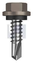 METAL SDS HEX HEAD + WASHER CL4 GU MET SEAL HX:14-14X 22 thumbnail 2