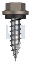 TYPE 17 HEX HEAD + WASHER CL4 GU T17 SEAL HX:14-10X 25 thumbnail 2