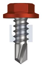 METAL SDS FLANGED HEX HEAD CL4 HE MET FLG HX: 8-18X 12 thumbnail 2