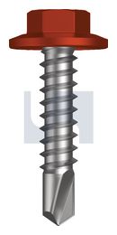METAL SDS FLANGED HEX HEAD CL4 HE MET FLG HX:12-14X 25 thumbnail 2