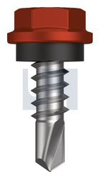 METAL SDS HEX HEAD + WASHER CL4 HE MET SEAL HX:10-16X 16 thumbnail 2