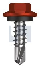METAL SDS HEX HEAD + WASHER CL4 HE MET SEAL HX:12-14X 20 thumbnail 2