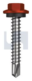 METAL SDS HEX HEAD + WASHER CL4 HE MET SEAL HX:12-14X 35 thumbnail 2