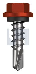 METAL SDS HEX HEAD + WASHER CL4 HE MET SEAL HX:14-10X 25 thumbnail 2