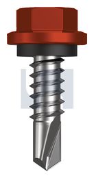 METAL SDS HEX HEAD + WASHER CL4 HE MET SEAL HX:14-14X 22 thumbnail 2