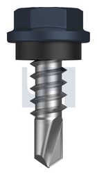 METAL SDS HEX HEAD + WASHER CL4 IS MET SEAL HX:10-16X 16 thumbnail 2