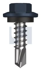 METAL SDS HEX HEAD + WASHER CL4 IS MET SEAL HX:12-14X 20 thumbnail 2