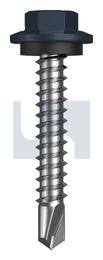 METAL SDS HEX HEAD + WASHER CL4 IS MET SEAL HX:12-14X 35 thumbnail 2