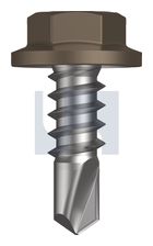 METAL SDS FLANGED HEX HEAD CL4 JA MET FLG HX: 8-18X 12 thumbnail 2
