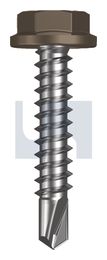 METAL SDS FLANGED HEX HEAD CL4 JA MET FLG HX:10-16X 25 thumbnail 2